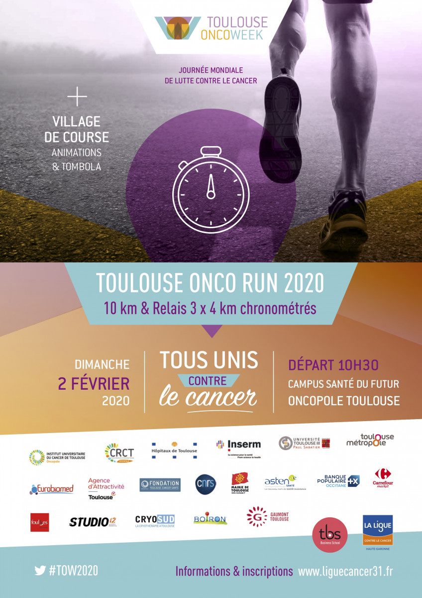 Course caritative Toulouse Onco Run - Tonic Inserm